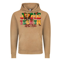 Vintage Camel juneteenth since 1865 with heart Vintage Hoodie - texasbilliewilder