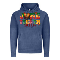Vintage Denim juneteenth since 1865 with heart Vintage Hoodie - texasbilliewilder