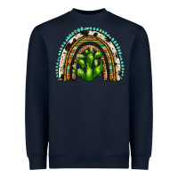 Navy western cactus rainbow Heavyweight Sweatshirt - Zillion Design Studio