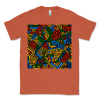 Copper african geometric seamless pattern Classic Tee - BundleAndBundleShop
