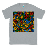 Heather Grey african geometric seamless pattern Classic Tee - BundleAndBundleShop