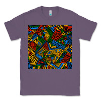 Lavender african geometric seamless pattern Classic Tee - BundleAndBundleShop