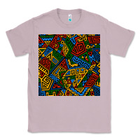 Lilac african geometric seamless pattern Classic Tee - BundleAndBundleShop