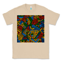Mushroom african geometric seamless pattern Classic Tee - BundleAndBundleShop