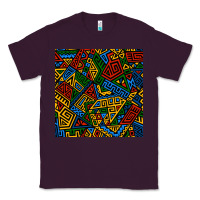 Plum african geometric seamless pattern Classic Tee - BundleAndBundleShop
