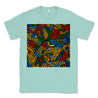 Seafoam african geometric seamless pattern Classic Tee - BundleAndBundleShop