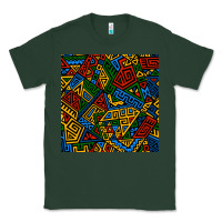 Sports Green african geometric seamless pattern Classic Tee - BundleAndBundleShop