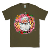 Army Green merry christmas peace santa Classic Tee - AdoDesignShop