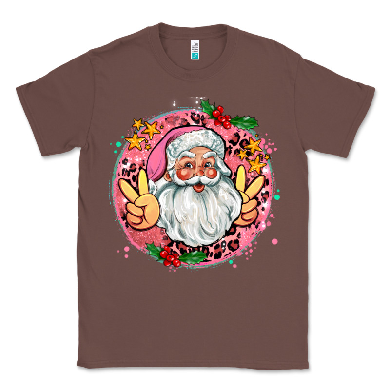 Merry Christmas Peace Santa Classic Tee by AdoDesignShop | Teevron