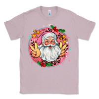 Lilac merry christmas peace santa Classic Tee - AdoDesignShop