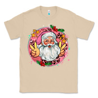 Mushroom merry christmas peace santa Classic Tee - AdoDesignShop