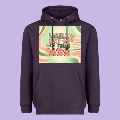 I Might Be A Handful But So Is This Ass Heavyweight Hoodie Designed By Maliassmallbusiness