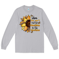 Moon Dust when you can't find the sunshine be the sunshine Long Sleeve Tee - JahusDesignShop