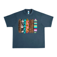 Midnight Navy Western brushstrokes Urban Heavy Tee - CTS Tumbler Store
