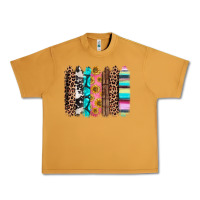 Peanut Butter Western brushstrokes Urban Heavy Tee - CTS Tumbler Store