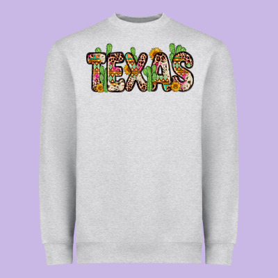 Texas Heavyweight Sweatshirt Designed By Zillion Design Studio
