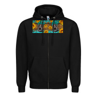Black western pitbull Zipper Hoodie - Artiststas