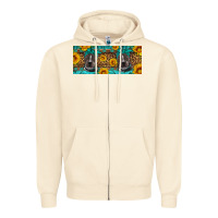 Sandshell western pitbull Zipper Hoodie - Artiststas