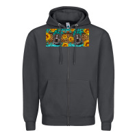 Smoke western pitbull Zipper Hoodie - Artiststas