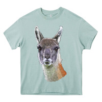 Arona Guanaco Llama Head Heavy Core Tee - LillyAllenDesigns