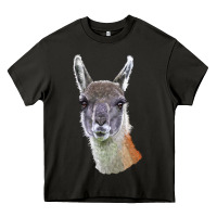 Asphalt Guanaco Llama Head Heavy Core Tee - LillyAllenDesigns