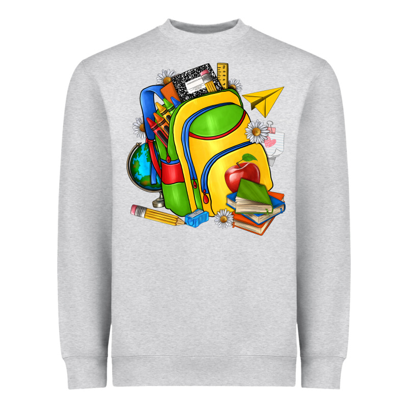 School Bag Heavyweight Sweatshirt by texasbilliewilder | Teevron