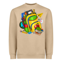 Mushroom school bag Heavyweight Sweatshirt - texasbilliewilder
