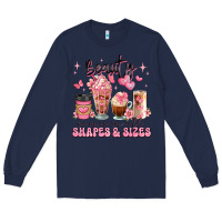 Navy beauty comes in all shapes and sizes coffee cups Long Sleeve Tee - JahusDesignShop