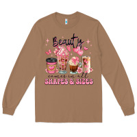 Toasted Coconut beauty comes in all shapes and sizes coffee cups Long Sleeve Tee - JahusDesignShop