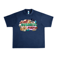 Navy small business mama Urban Heavy Tee - Zillion Design Studio