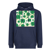 Navy st patrick clover Heavyweight Hoodie - MaliasSmallBusiness
