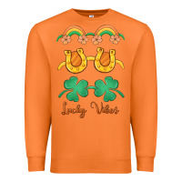 Carrot lucky vibes st. patrick's day Premium Sweatshirt - MaliasSmallBusiness