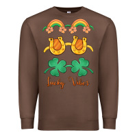 Chestnut lucky vibes st. patrick's day Premium Sweatshirt - MaliasSmallBusiness