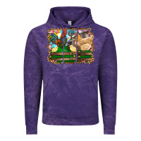 Cloud Purple Happy easter rooster chicken and chick Vintage Hoodie - RanaPortraitStore