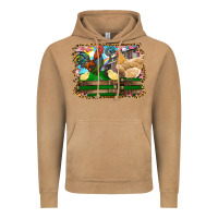 Vintage Camel Happy easter rooster chicken and chick Vintage Hoodie - RanaPortraitStore