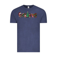 Vintage Denim christmas believe Vintage Tee - RanaPortraitStore