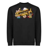 Black school bus driver Heavyweight Sweatshirt - texasbilliewilder