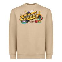 Mushroom school bus driver Heavyweight Sweatshirt - texasbilliewilder