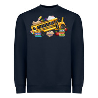 Navy school bus driver Heavyweight Sweatshirt - texasbilliewilder