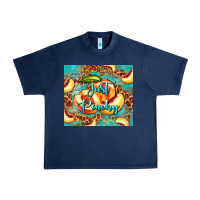 Navy just peachy peach tumbler Urban Heavy Tee - BarkalooDesign