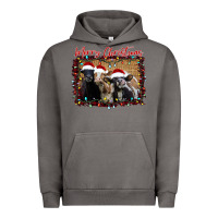 Pigment Tornado Merry Christmas Cows Urban Hoodie - Bettercallsaul