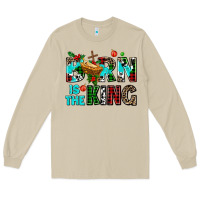 Mushroom born is the king Long Sleeve Tee - AdoDesignShop
