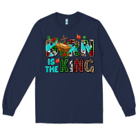Navy born is the king Long Sleeve Tee - AdoDesignShop