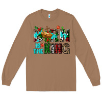 Toasted Coconut born is the king Long Sleeve Tee - AdoDesignShop