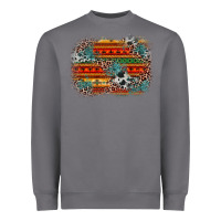 Storm leopard aztec background Heavyweight Sweatshirt - Zillion Design Studio