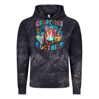 Cloud Black campfires and coctails Vintage Hoodie - Zillion Design Studio