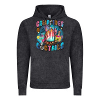 Vintage Black campfires and coctails Vintage Hoodie - Zillion Design Studio