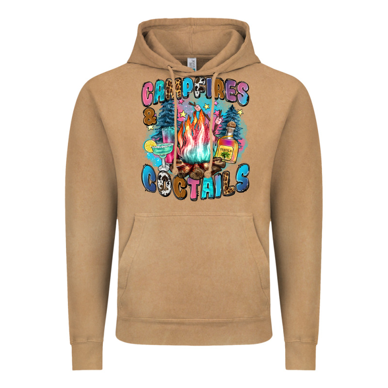 Campfires And Coctails Vintage Hoodie by Zillion Design Studio | Teevron