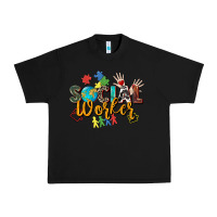 Black social worker Urban Heavy Tee - Zillion Design Studio