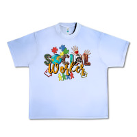 Grape Ice social worker Urban Heavy Tee - Zillion Design Studio